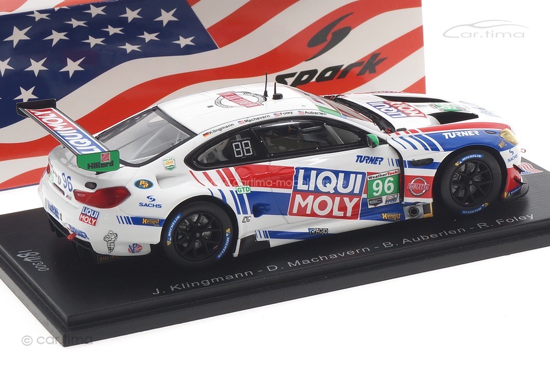 BMW M6 GT3 24h Daytona 2020 Klingmann/Machavern/Auberlen/Foley Spark 1:43 US128
