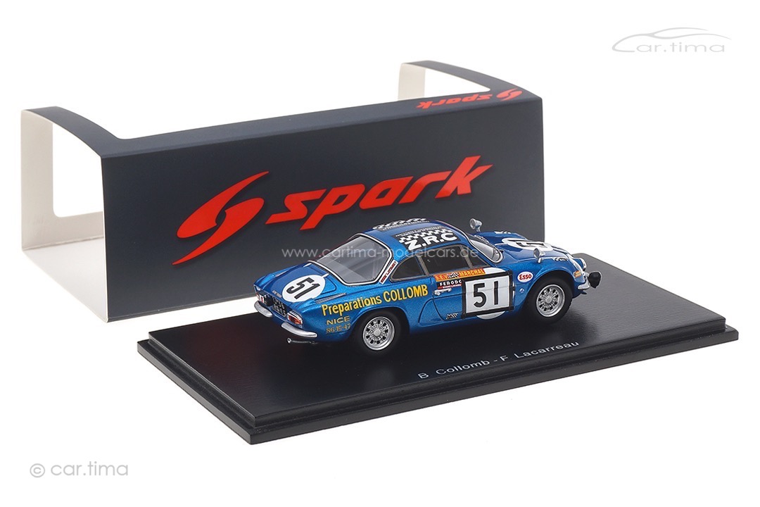 Alpine A110 24h Le Mans 1968 Collomb/Lacarreau Spark 1:43 S6103