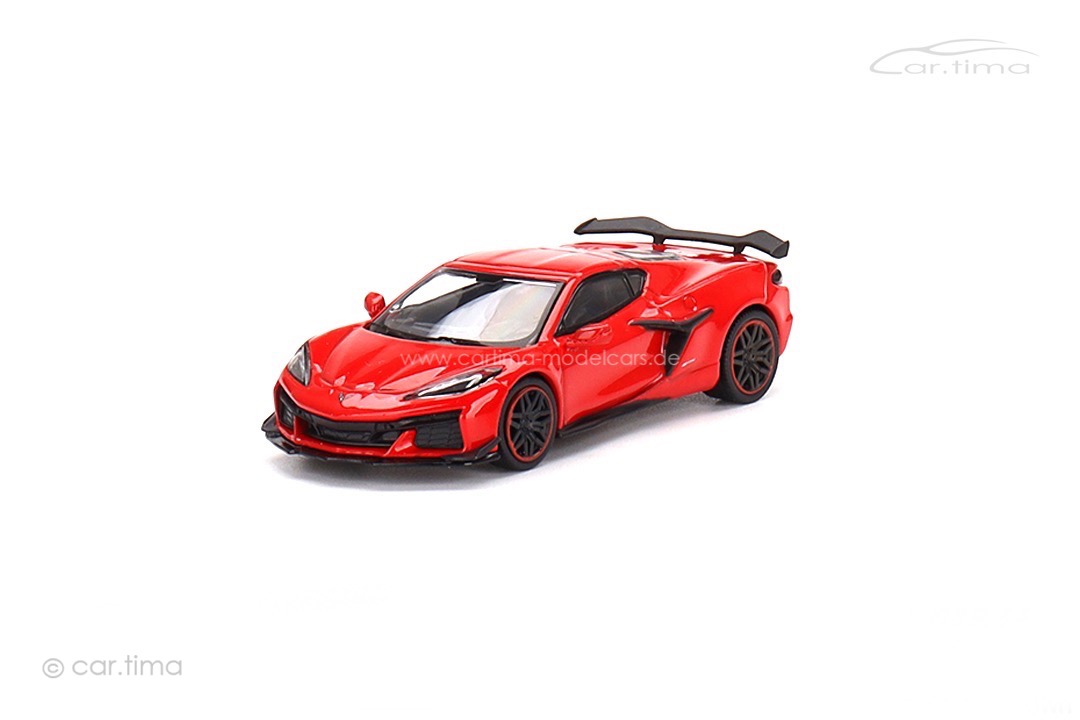 Chevrolet Corvette Z06 2023 Torch Red MINI GT 1:64 MGT00477-L