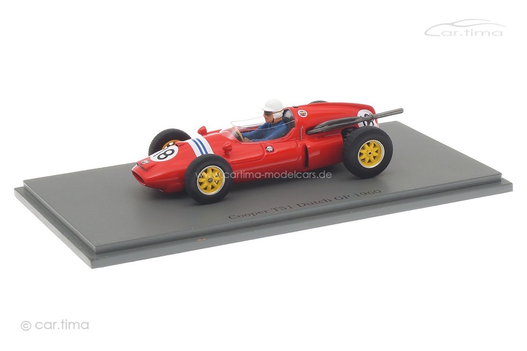 Cooper T51 GP Niederlande 1960 Maurice Trintignant Spark 1:43 S8050
