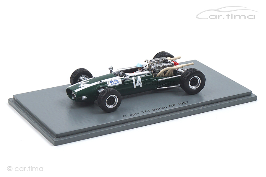 Cooper T81 GP Großbritannien 1967 Alan Rees Spark 1:43 S5294