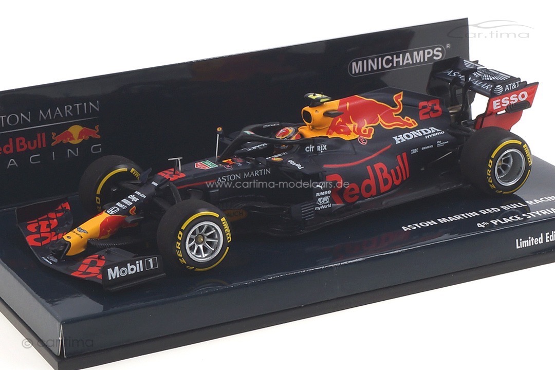 Aston Martin Red Bull Racing RB16 Styrian GP 2020 Albon Minichamps 1:43 410200223