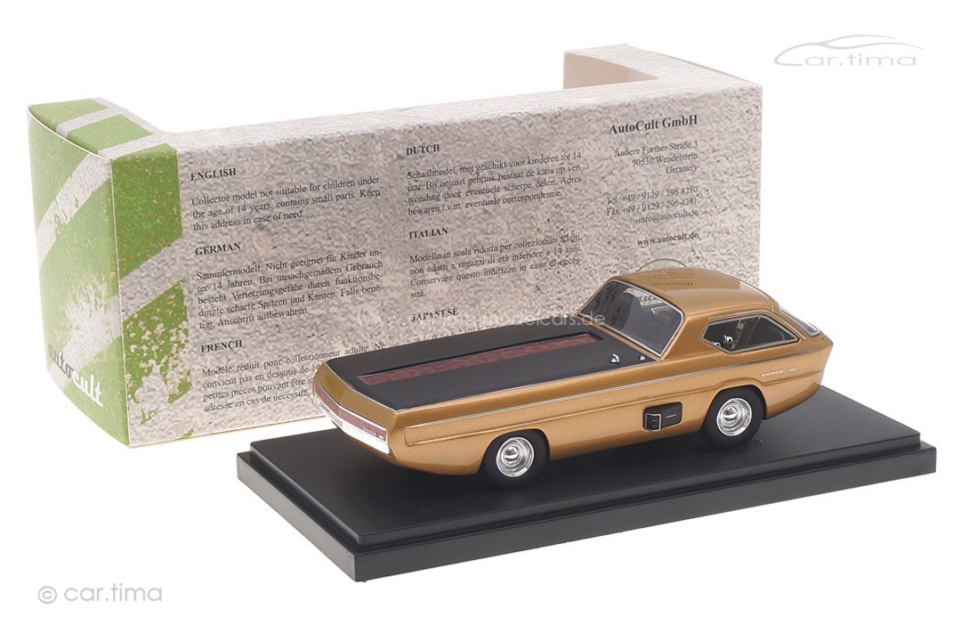 Dodge Deora 1967 gold met. autocult 1:43 08018
