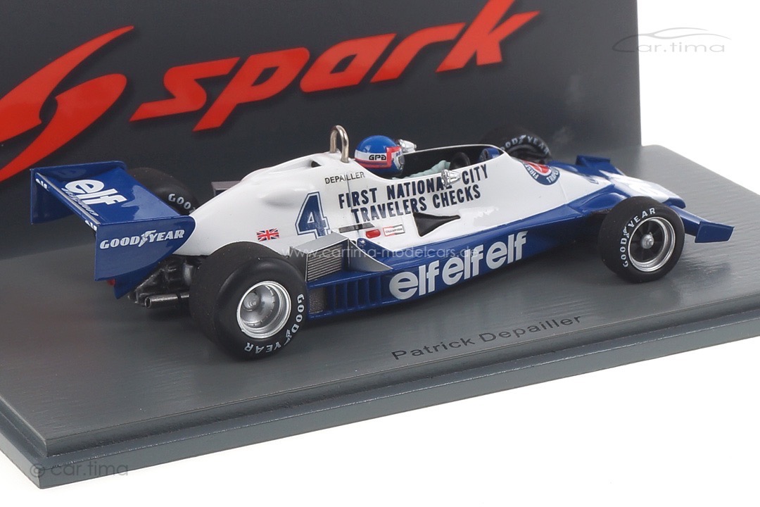 Tyrrell 008 GP Argentinien 1978 Patrick Depailler Spark 1:43 S7236