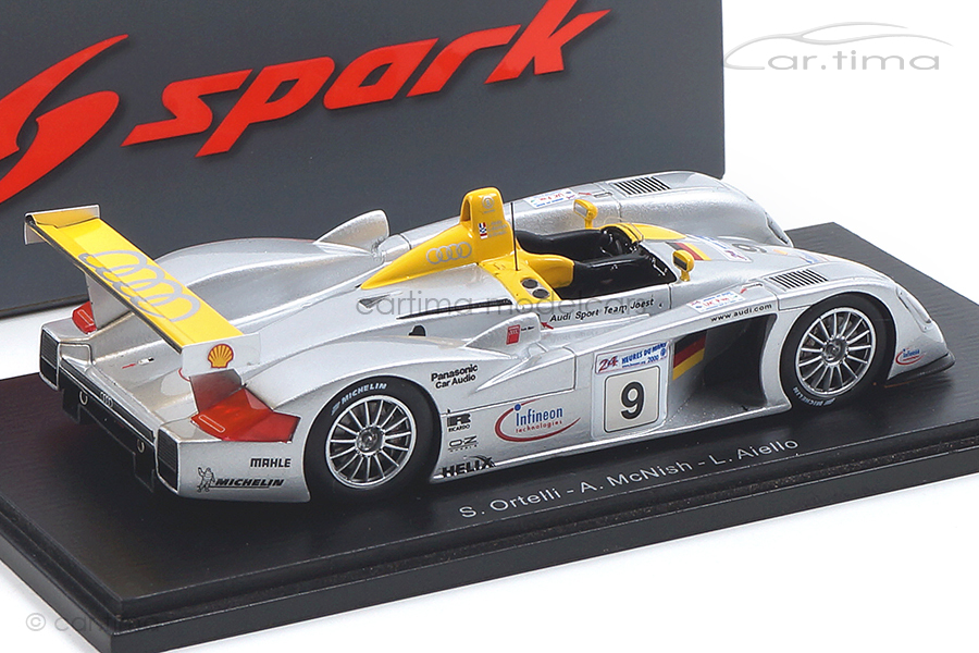 Audi R8 24h Le Mans 2000 Aiello/McNish/Ortelli Spark 1:43 S3698