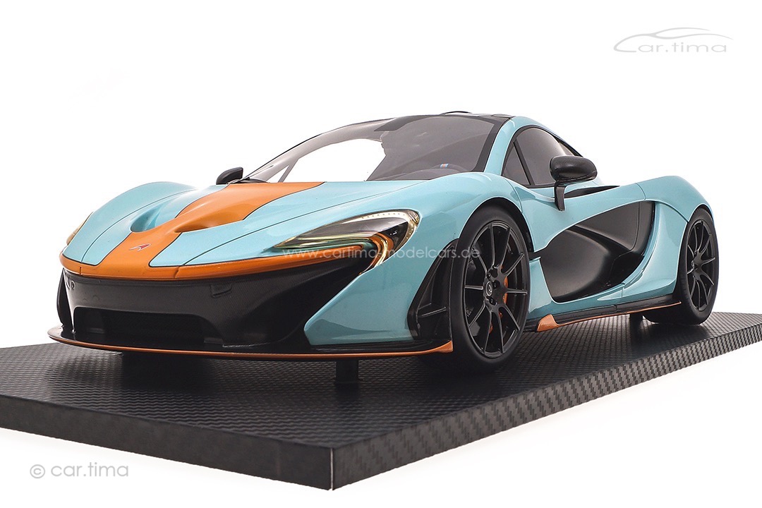 McLaren P1 Gulfblau/orange TSM 1:12 TSM161203