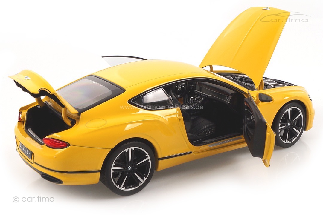 Bentley Continental GT 2018 Monaco Yellow Norev 1:18 182786