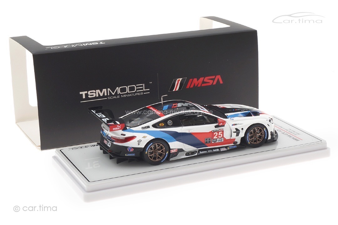 BMW M4 GT3 Petit Le Mans IMSA GTLM 2019 Herta/Blomqvist/de Phillippi TSM 1:43 TSM430469