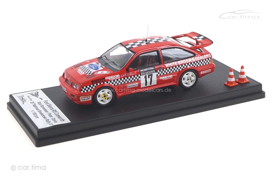 Ford Sierra RS Cosworth National Breakdown Rally 1987 Stoneman/Davis Trofeu 1:43 RRUK56